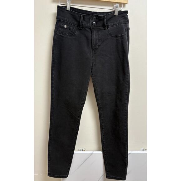 Curve Appeal Curve Creator Women’s Skinny Jeans Black Size 8/29 High Rise - Picture 1 of 7